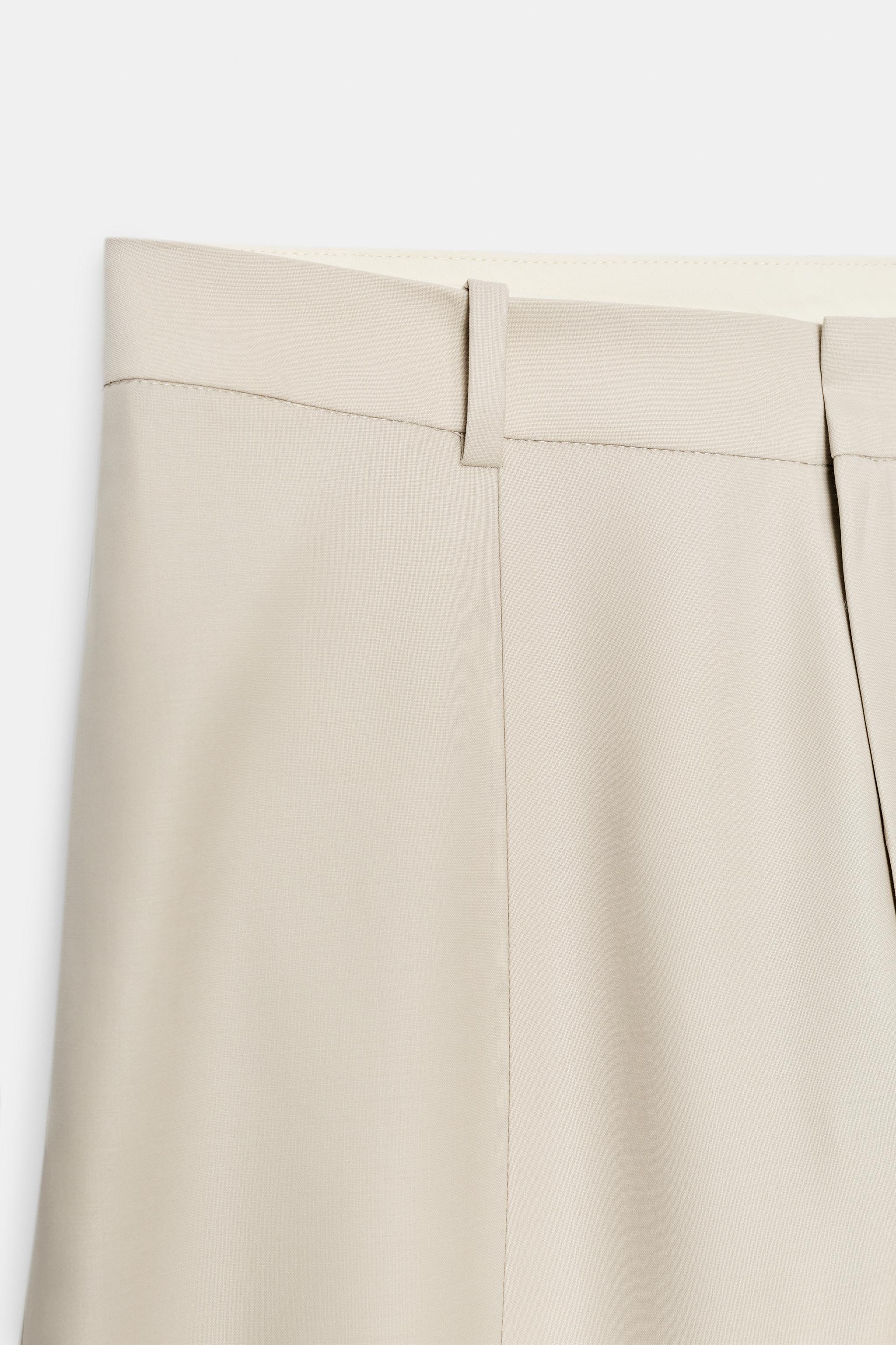 ZW COLLECTION WOOL BLEND BALLOON PANTS